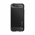 Spigen kaitseümbris Rugged Armor iPhone 5/5s/SE, must
