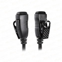 EM- 2027/I2 G-shape earpiece with lapel PTT for Icom 2pin connector