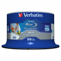 Verbatim BD-R Blu-Ray 25GB 6x DL Wide Printable 50tk