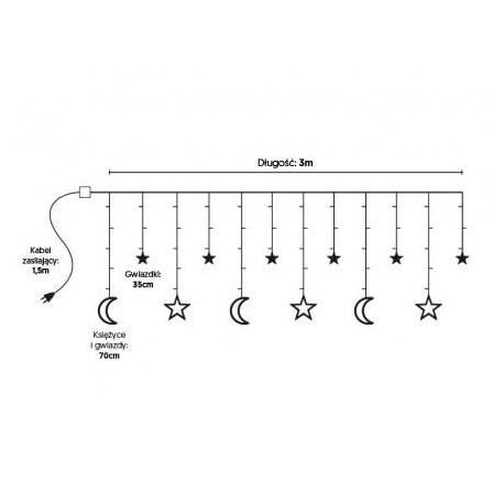 GoodBuy Christmas indoor lights 3m | 138 diode lights