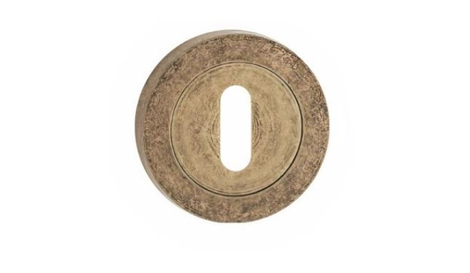 ESCUTCHEON FOR KEY TOSCA ANTIQ BRASS