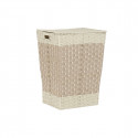 Laundry basket DKD Home Decor Natural Braiding Metal Fibre (43 x 35 x 59 cm)