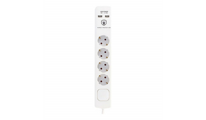 4-socket plugboard with power switch TM Electron 230 V