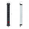 Power Socket - 6 Sockets with Switch TM Electron 230 V