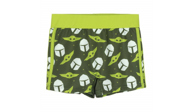 Boys Swim Shorts The Mandalorian Green - 6 Years