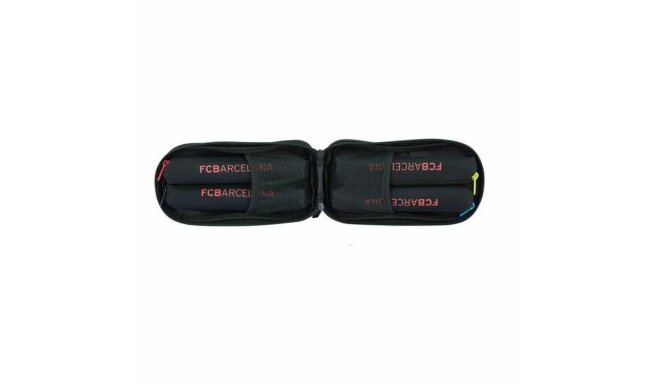 Backpack Pencil Case F.C. Barcelona Black 12 x 23 x 5 cm