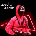 Маска Squid Game Triangle Soldier Аксессуары для костюмов