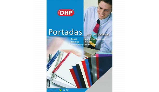 Binding covers DHP Transparent A4 polypropylene 100 Pieces