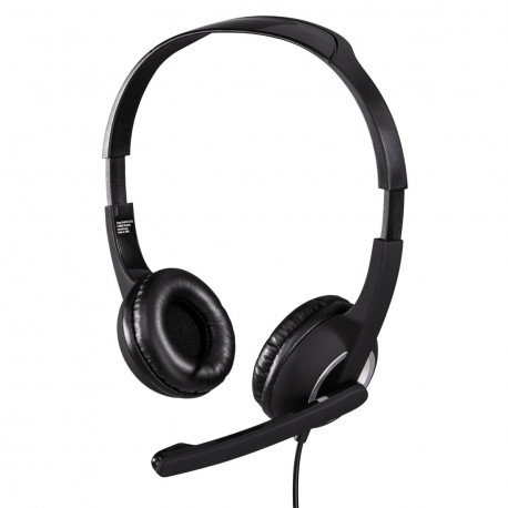 Kõrvaklapid+mikrofon Hama PC-Office-Headset HS-P150 Stereo Black/must, 40mm, 2x3.5mm pistikud, helit