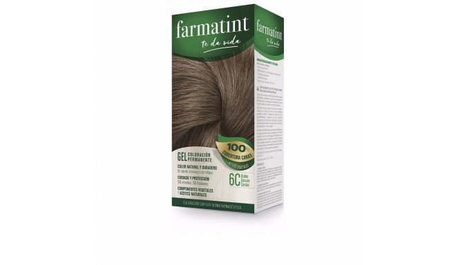 FARMATINT GEL coloración permanente #6c-rubio oscuro ceniza 5 u