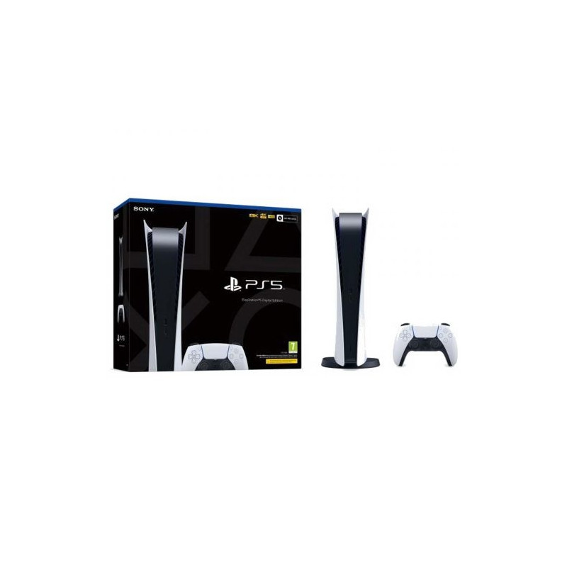 SONY PS5 Digital Edition 825GB CChassis EU Gaming consoles
