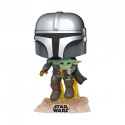 FUNKO POP! Vinyl Figuur: Star Wars: The Mandalorian ja Jet