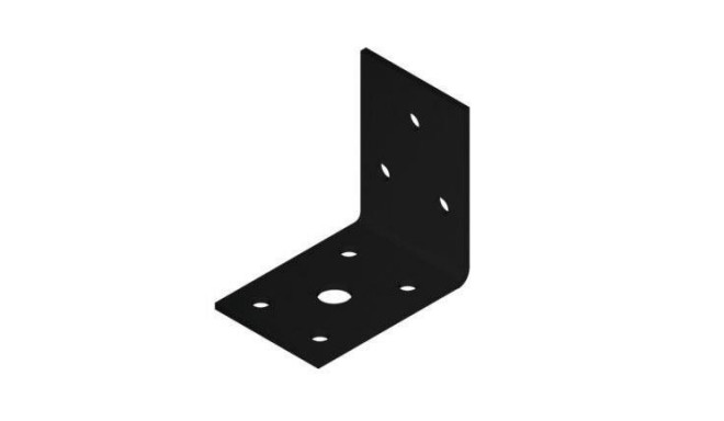 ANGLE BRACKET 50X50X35X2,0 BLACK