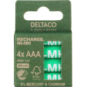 Deltaco ULT-NH1000AAA-4P household battery Rechargeable battery AAA Nickel-Metal Hydride (NiMH)