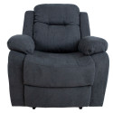Armchair DIXON recliner, dark grey