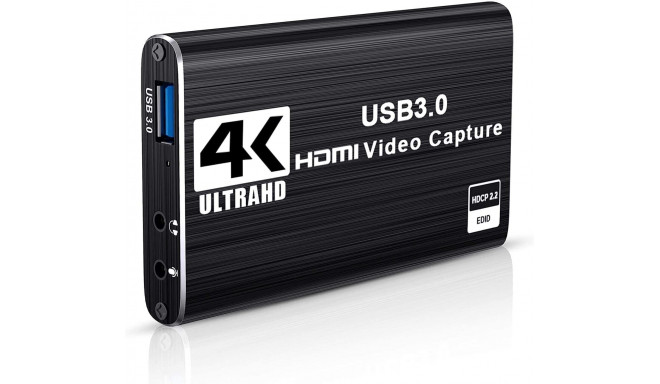 RoGer HDMI Video Capture Card 4K@60FPS / USB 3.0 / HDCP 2.2