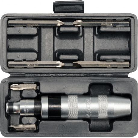 YT.IMPACT SCREWDRIVER + 6 BITS 2802