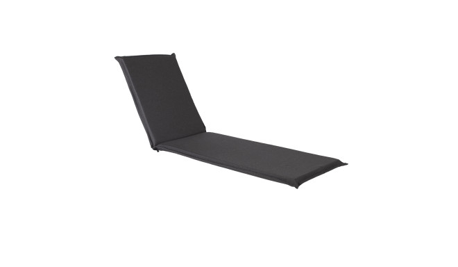 Deck chair pad SUMMER 55x190xH5cm, black