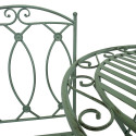 Rõdukomplekt MINT antiikroheline, laud D70xH75cm, 2 tooli 40x51xH92cm, sepistatud metall