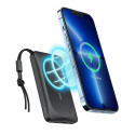 Power Bank VEGER MagOn with wireless charging support MagSafe 15W - 10 000mAh PD 22,5W white (VP1151