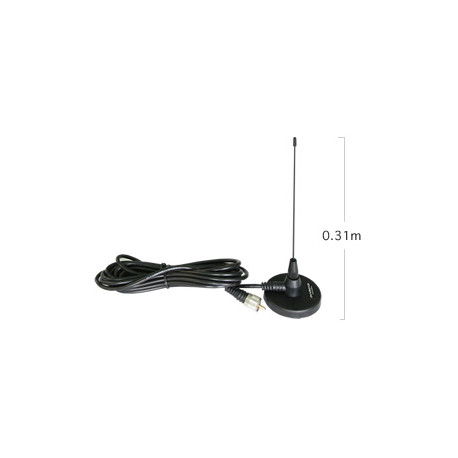 Diamond MC201 magnetic antenna 1/4, 23cm, UHF-male conn.