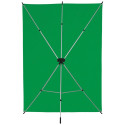 Westcott X Drop Wrinkle Resistant Backdrop Kit   Green Screen Sweep (5' x 12')