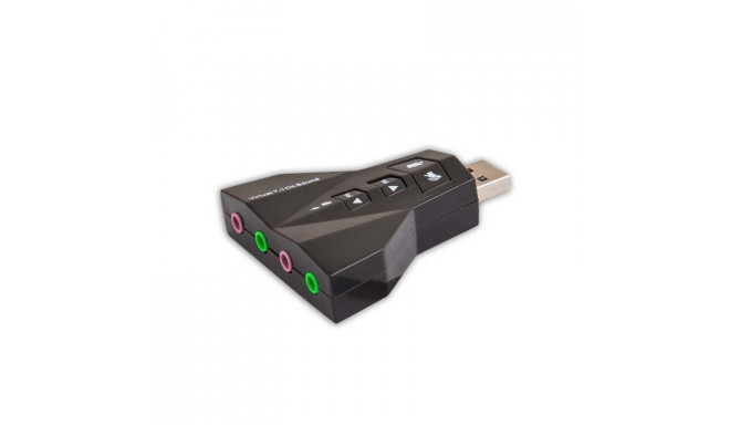 Fusion helikaart USB | 7.1 | reguleeritav helitugevus | mikrofon