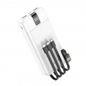 Borofone Power Bank 20000mAh BJ20A Mobile - 2xUSB - with 3 in 1 Micro USB, Type C, Lightning cable w