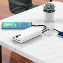 Borofone Power Bank 20000mAh BJ20A Mobile - 2xUSB - with 3 in 1 Micro USB, Type C, Lightning cable w