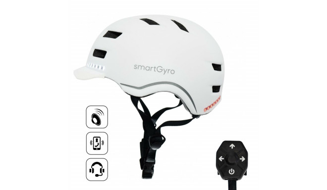 Шлем для электроскутера Smartgyro SMART PRO Белый