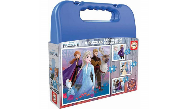 4-Puzzle Set Educa Frozen II 73 Pieces