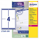 Sildiprinter Avery L7169 99,1 x 139 mm Valge 100 Lehed (5 Ühikut) Sildiprinter Avery L7169 99,1 x 139 mm Valge 100 Lehed (5 Ühikut)