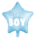 PartyDeco Folijas balons, 48 cm, gaiš zils / It's a Boy