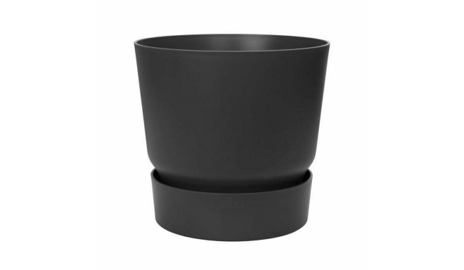 Plant pot Elho Greenville Ø 24,48 cm Black Plastic