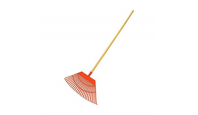 Rake for Collecting Leaves EDM Large Garden Orange