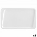 Dessert dish Quid Chef Ceramic White (25 x 15 cm) (Pack 6x)