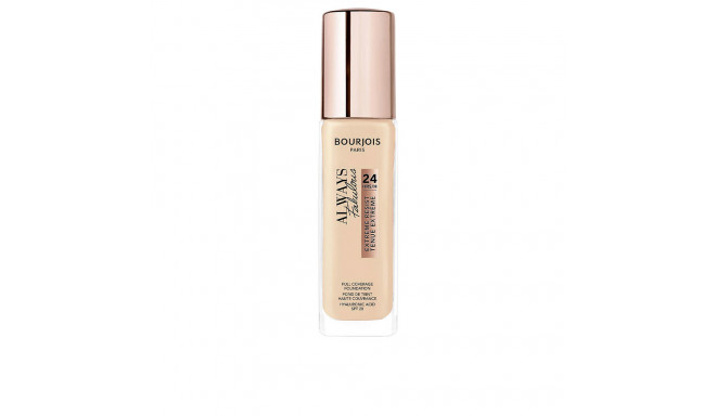 BOURJOIS ALWAYS FABULOUS 24H foundation #100-rose ivory