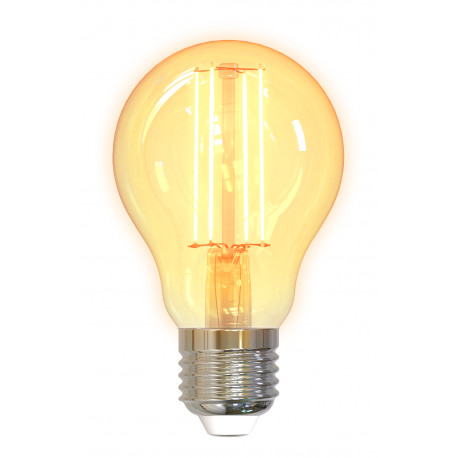 DELTACO SMART HOME LED filament lamp, E27, WiFI 2.4GHz, 5.5W, 470lm, dimmable, 1800K-6500K, 220-240V