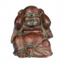 Decorative Figure Atmosphera sabiduria santai Brown Polyresin (12 x 11 x 9,5 cm)