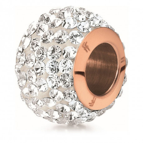 Naiste Pärlid Folli Follie 3P0T023RC Hõbedane 1 cm