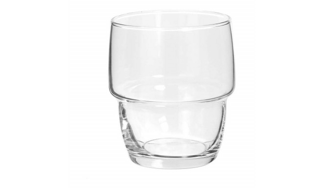 Set of glasses Secret de Gourmet Bottom Cup Crystal (280 ml) (6 Pieces)