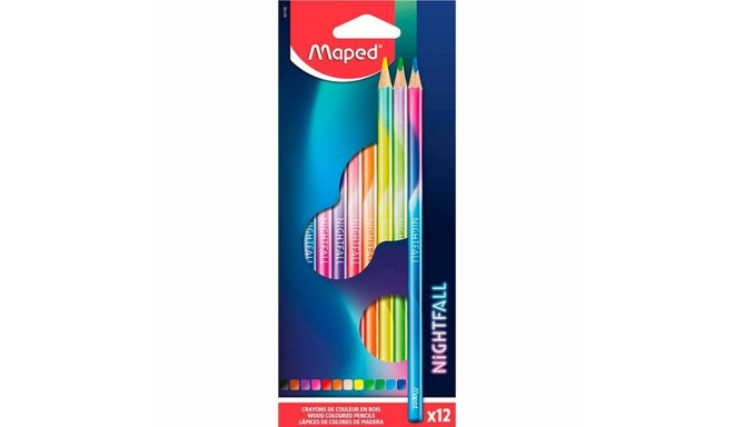 Colouring pencils Maped Nightfall Multicolour 12 Pieces (12 Units)