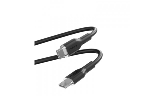 PURO ICON Soft Cable – Kabel USB-C do USB-C 1.5 m (Black)