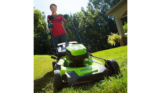 Cordless mower 60V 4Ah 46 cm Greenworks GD60LM46HPK4  - 2502807UB