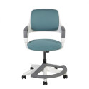 Children's chair ROOKEE teal blue