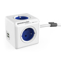 Allocacoc PowerCube Extended USB Blauw 1,5m Kabel (FR)