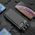 Power Bank VEGER L30 - 30 000mAh LCD Quick Charge PD 20W black (W3008PD )