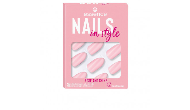 ESSENCE NAILS IN STYLE uñas artificiales #14-rose and shine 12 u