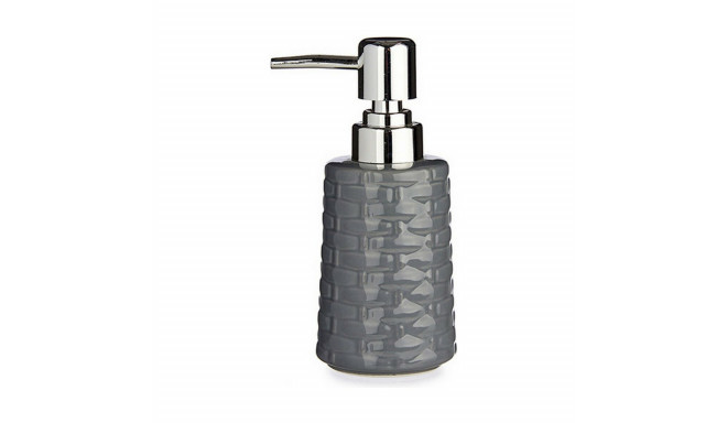 Ziepju dozators Berilo J912-A-GRIS Pelēks Sudrabains Keramika 350 ml (6 gb.)