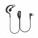 EM- 2027/H4 G shape earpiece with lapel PTT for Hytera Multi-pin connector